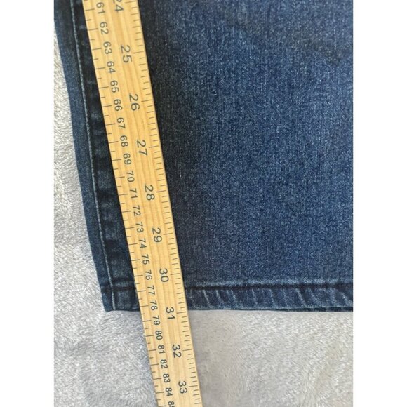 Just Fab Jeans High-Rise Dark Wash Denim Embellish Pockets Women's Size 20 NWT - Picture 6 of 9